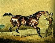 charles emile callande cheval a' l' entrainement Spain oil painting artist